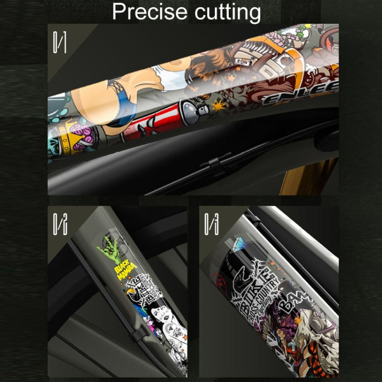 ENLEE E14611 10pcs /Set Bicycle TPU Invisible Film Road Bike Body Jersey Color Changing Membrane