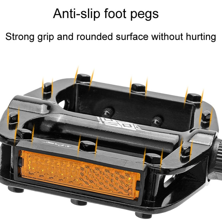 ENLEE M504 1pair Bicycle Aluminum Ball Pedals Recreational Pedals With Reflectors