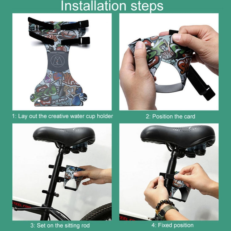 ENLEE Bicycle Water Bottle Cage Mountain Road Bike Universal Folding Water Cup Holder