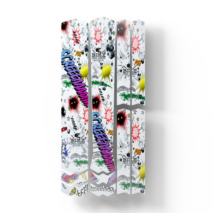 ENLEE E-2210 10pcs /Set Bicycle Jersey Stickers Mountain Bike Frame Protection Adhesive Tape