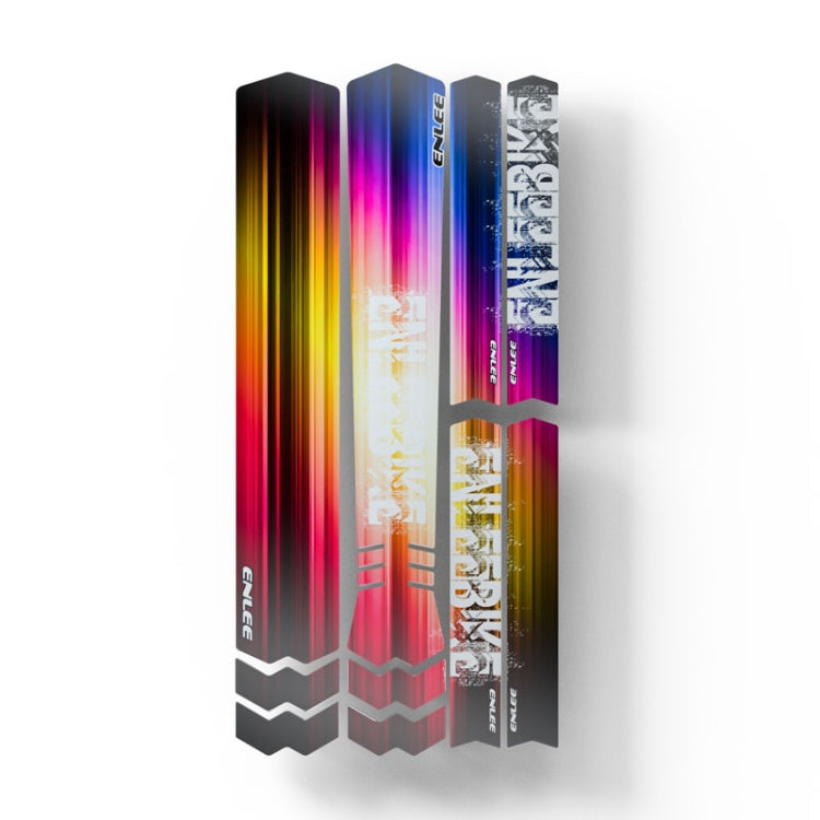 ENLEE E-2210 10pcs /Set Bicycle Jersey Stickers Mountain Bike Frame Protection Adhesive Tape