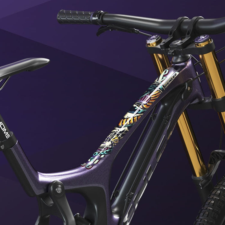 ENLEE E-2210 10pcs /Set Bicycle Jersey Stickers Mountain Bike Frame Protection Adhesive Tape