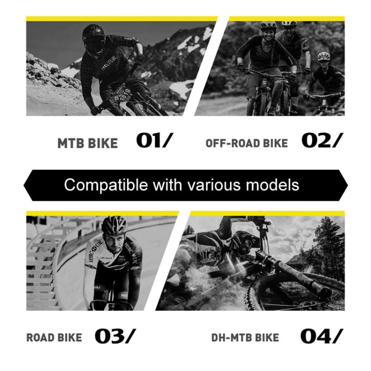 ENLEE E-2210 10pcs /Set Bicycle Jersey Stickers Mountain Bike Frame Protection Adhesive Tape