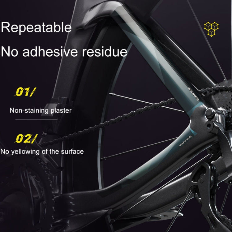 ENLEE E-2210 10pcs /Set Bicycle Jersey Stickers Mountain Bike Frame Protection Adhesive Tape