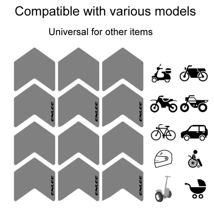 Bicycle Wheel Set Reflective Sticker Night Cycling Reflective Signs