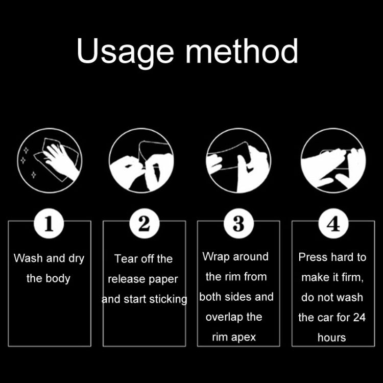 Bicycle Wheel Set Reflective Sticker Night Cycling Reflective Signs