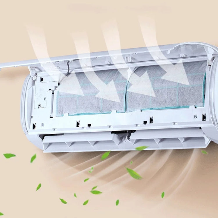 2pcs /Pack Cuttable Air Conditioner Filter Papers Anti-Dust Wind Outlet Filter Net