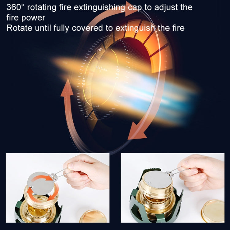 CSTUR Y2218 Outdoor Ultralight Aluminum Stove Camping Fishing Portable Liquid Alcohol Stoves