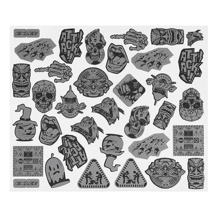 Electrical Motorcycle Graffiti Reflective Stickers Bicycle Decorative Warning Strips