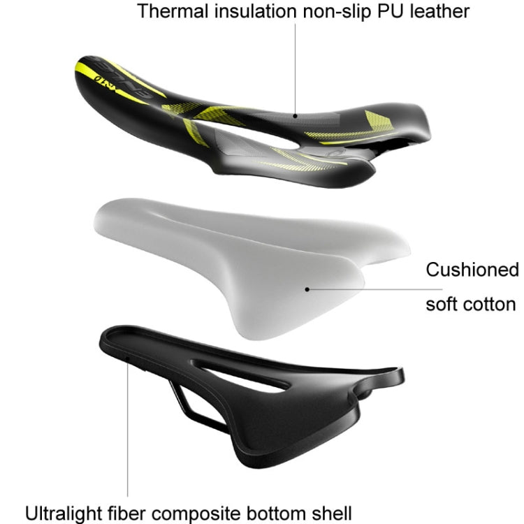 ENLEE E-ZD310 Bicycle Shockproof Cushion Outdoor Cycling Mountain Bike Saddle