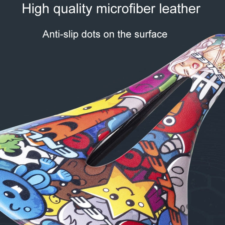 ENLEE E-ZD412 Bicycle Carbon Fiber Cushion Outdoor Riding Mountain Bike Saddle