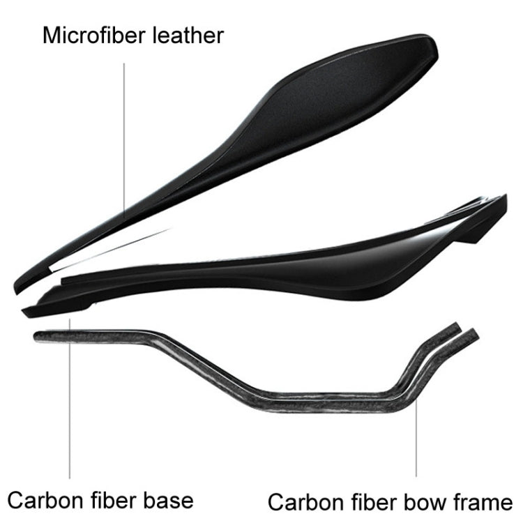 ENLEE E-ZD412 Bicycle Carbon Fiber Cushion Outdoor Riding Mountain Bike Saddle