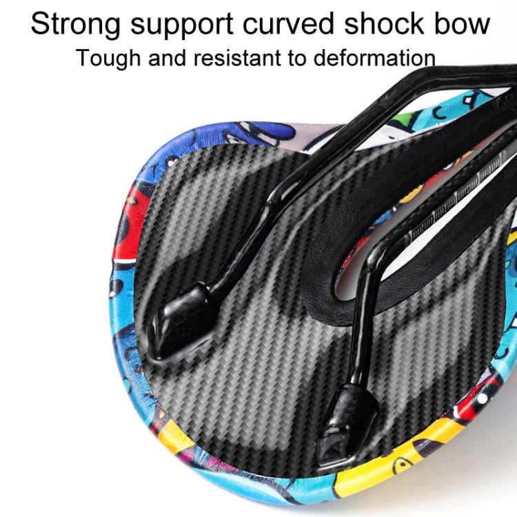 ENLEE E-ZD412 Bicycle Carbon Fiber Cushion Outdoor Riding Mountain Bike Saddle