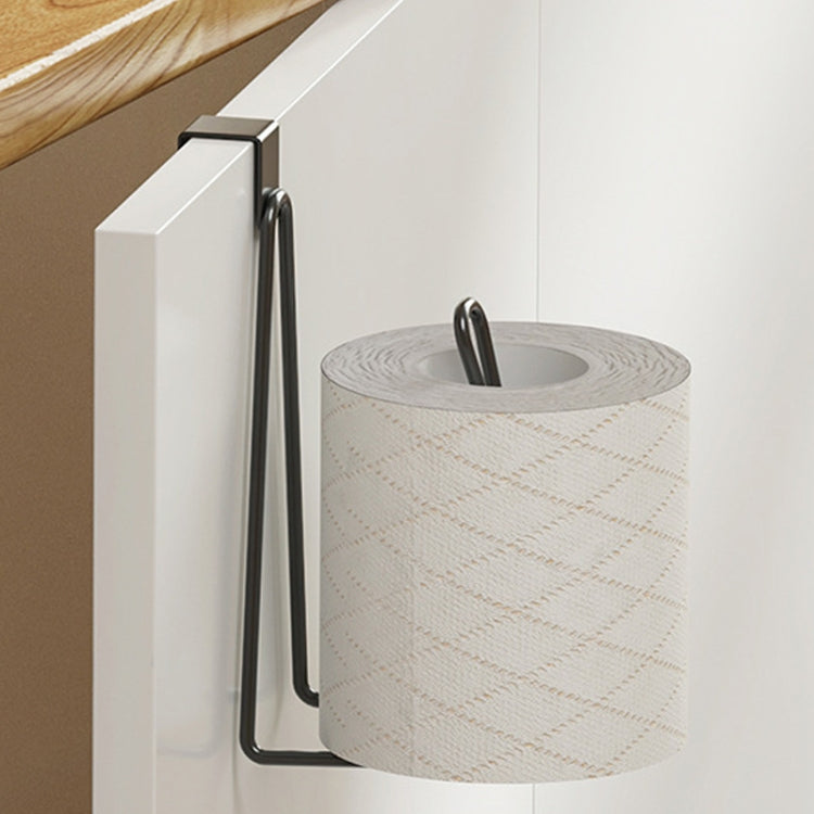 Bathroom Paper Towel Rack Wall Mounted Shelf Bathroom No-Punch Tissue Hook