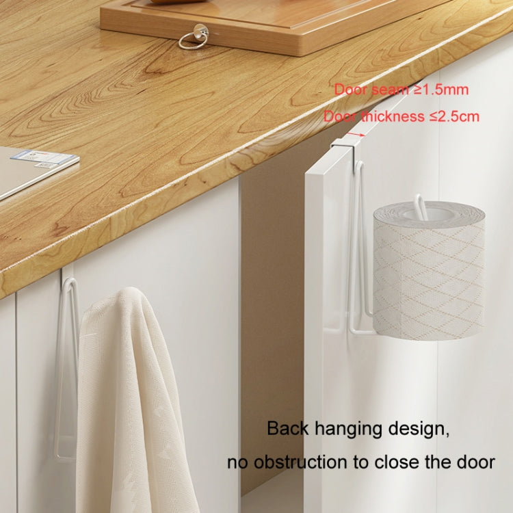 Bathroom Paper Towel Rack Wall Mounted Shelf Bathroom No-Punch Tissue Hook