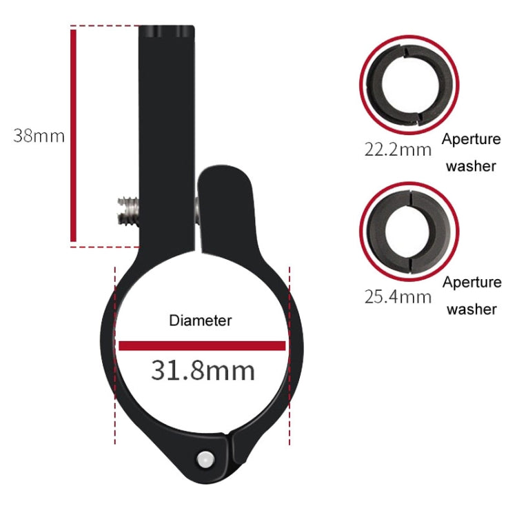 ENLEE Aluminum Alloy Phone Holder Bicycle Riding Fixed Navigation Mount