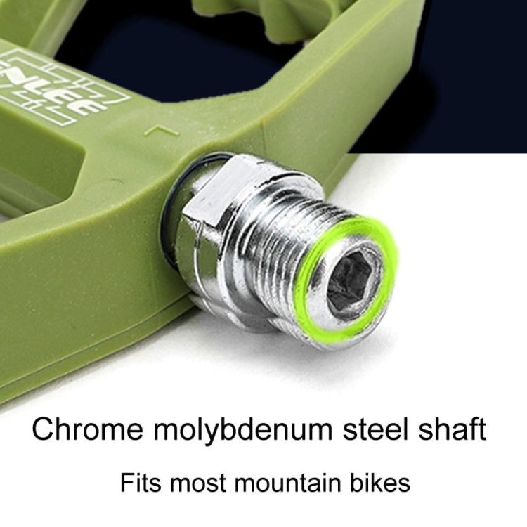 ENLEE F228 1pair Bicycle Nylon Pedals Mountain Bike Widened Riding Footrests