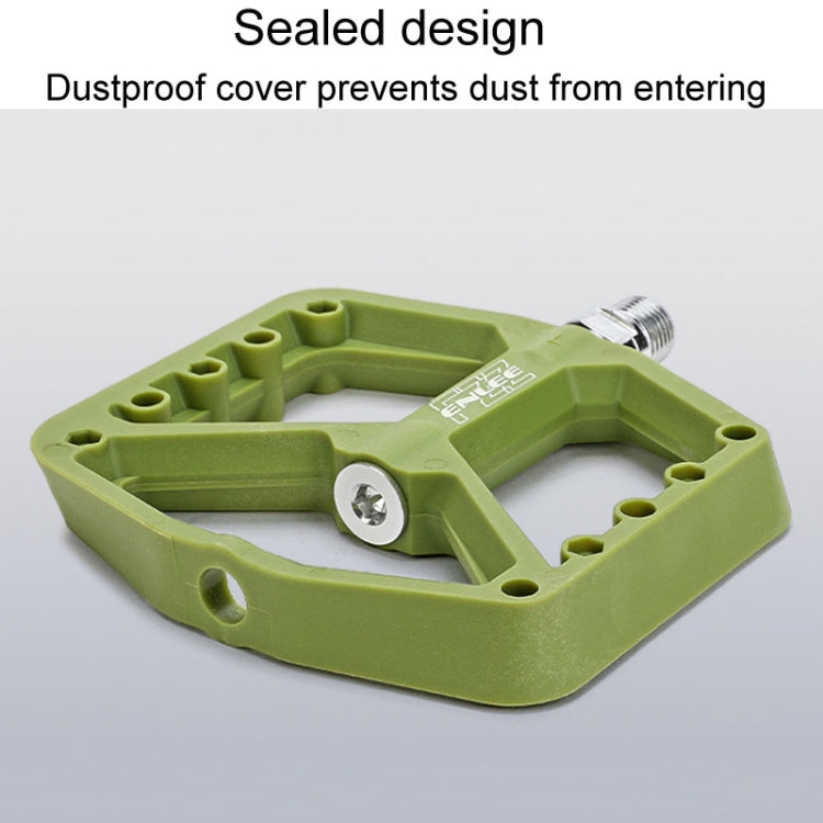 ENLEE F228 1pair Bicycle Nylon Pedals Mountain Bike Widened Riding Footrests