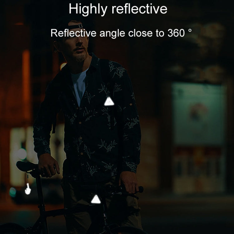 ENLEE EN-3562 Bicycle Backpack Reflective Pendant Accessories Night Riding Reflective Keychain