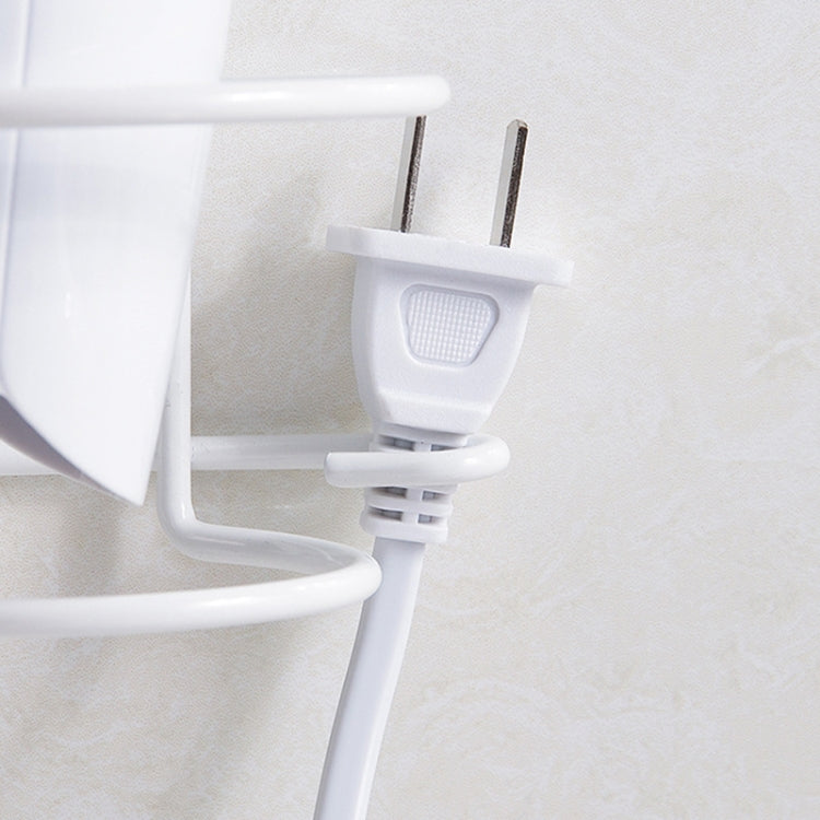 No-Punch Wall Mount Hair Dryer Bracket Bathroom Shelf