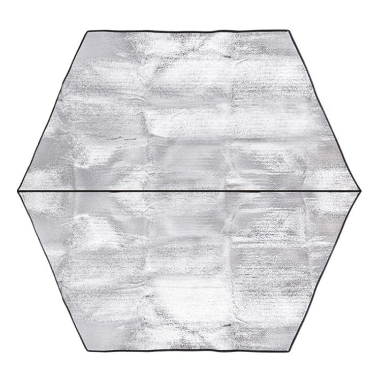 Outdoor Large Hexagonal Double Sided Aluminum Film Moisture Pad Waterproof Heat Insulation Camping Equipment Tent Picnic Pad