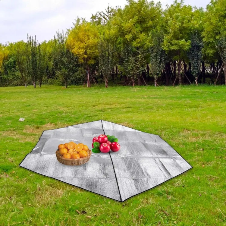 Outdoor Large Hexagonal Double Sided Aluminum Film Moisture Pad Waterproof Heat Insulation Camping Equipment Tent Picnic Pad