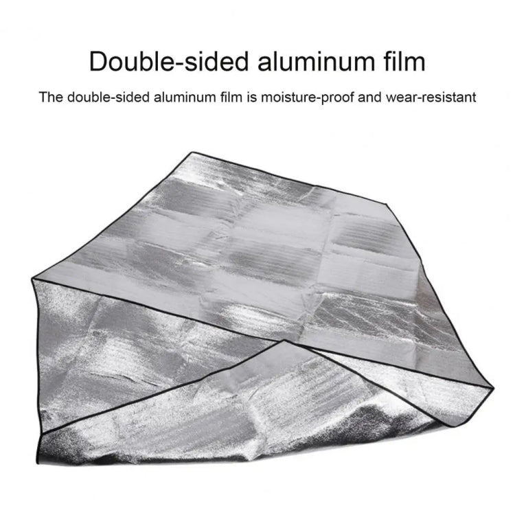 Outdoor Large Hexagonal Double Sided Aluminum Film Moisture Pad Waterproof Heat Insulation Camping Equipment Tent Picnic Pad