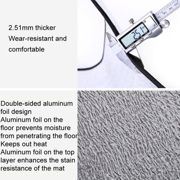 Outdoor Large Hexagonal Double Sided Aluminum Film Moisture Pad Waterproof Heat Insulation Camping Equipment Tent Picnic Pad