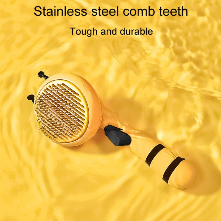 Bee Pet Comb Cats Hair Removal Massage Needle Brush