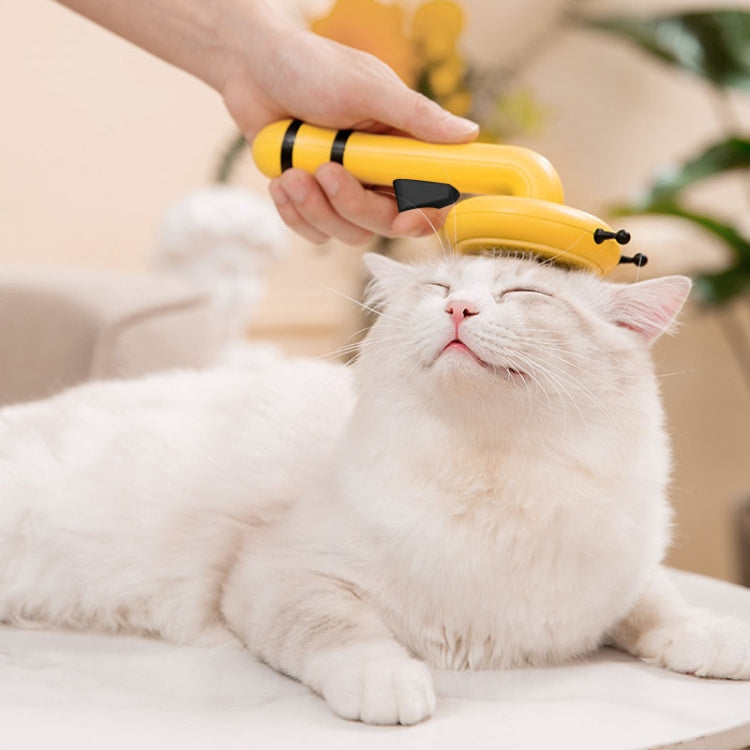 Bee Pet Comb Cats Hair Removal Massage Needle Brush