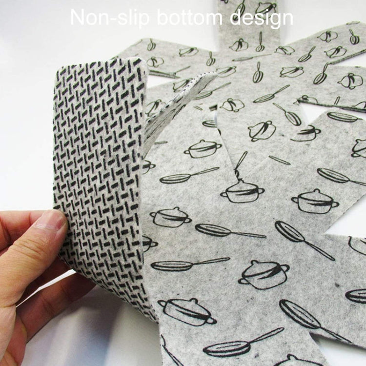 Anti-Scald Heat Insulation Felt Pot Mat Non-Woven Pot Bottom Protector Pads