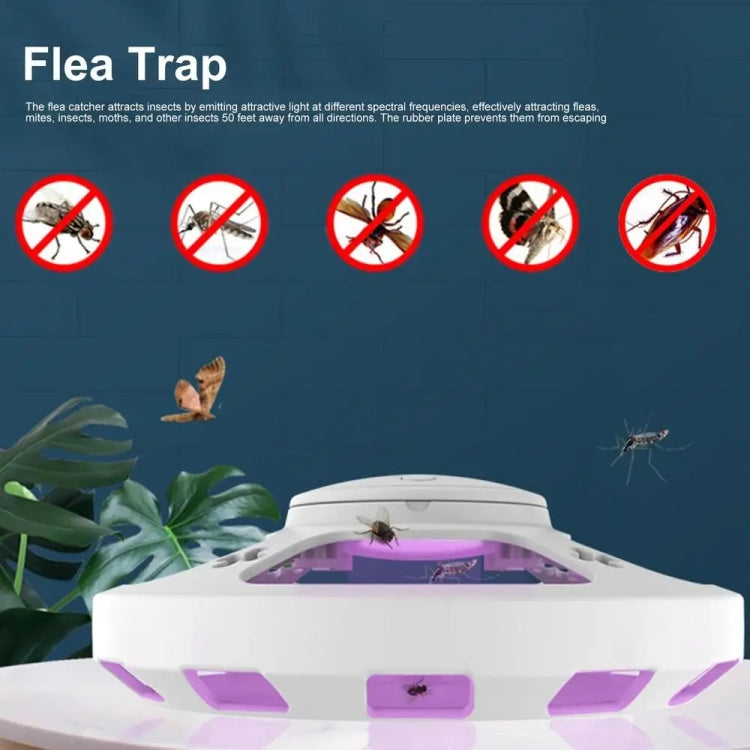 Flea Fly Mosquito Trap Cockroach House with Warm And Purple Light