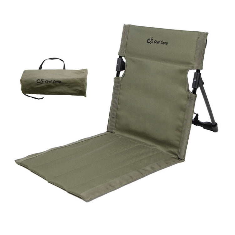 COOL CAMP C-Y006 Outdoor Camping Back Cushion Aluminum Folding Beach Chair Park Wild Leisure Chair