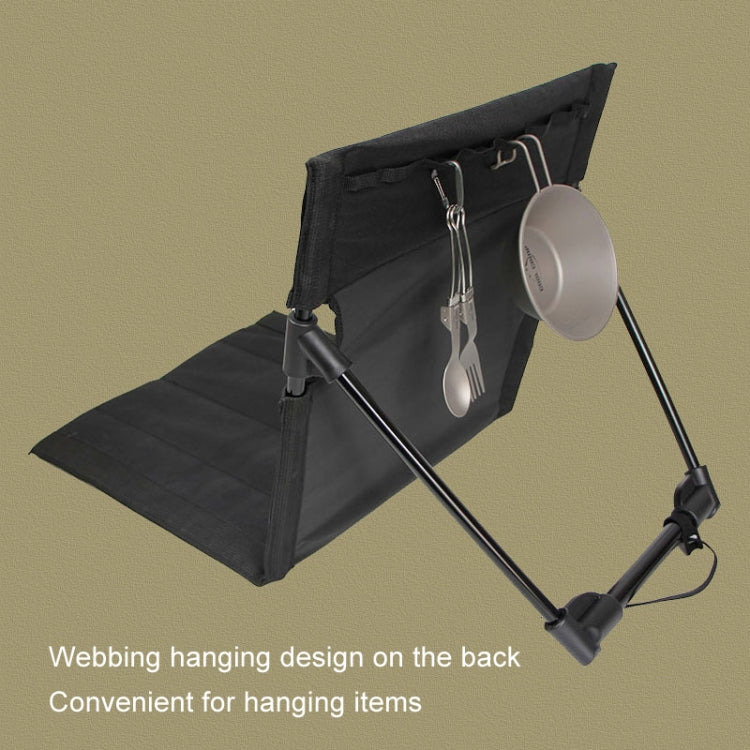 COOL CAMP C-Y006 Outdoor Camping Back Cushion Aluminum Folding Beach Chair Park Wild Leisure Chair