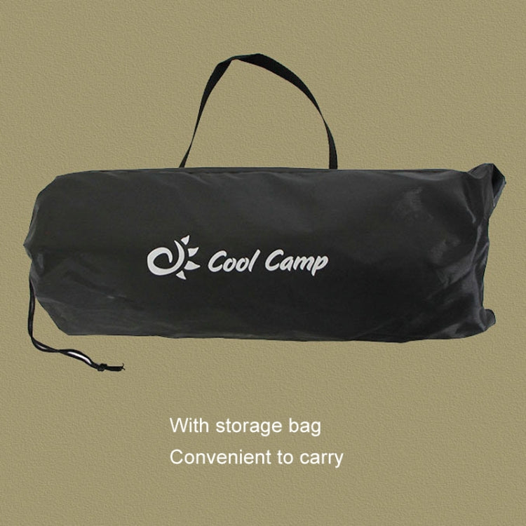 COOL CAMP C-Y006 Outdoor Camping Back Cushion Aluminum Folding Beach Chair Park Wild Leisure Chair