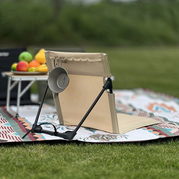 COOL CAMP C-Y006 Outdoor Camping Back Cushion Aluminum Folding Beach Chair Park Wild Leisure Chair