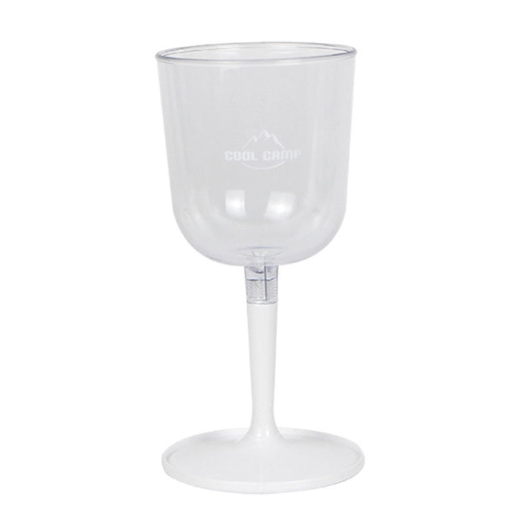 COOL CAMP CF-523 Removable Portable Outdoor Camping Wine Glass Shatterproof Resin Collapsible Champagne Cup