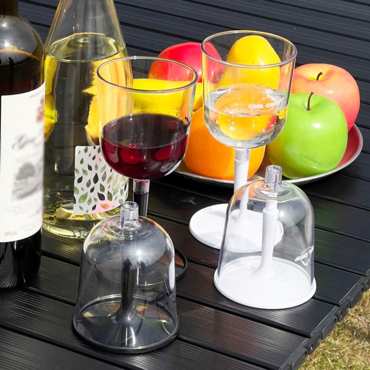 COOL CAMP CF-523 Removable Portable Outdoor Camping Wine Glass Shatterproof Resin Collapsible Champagne Cup