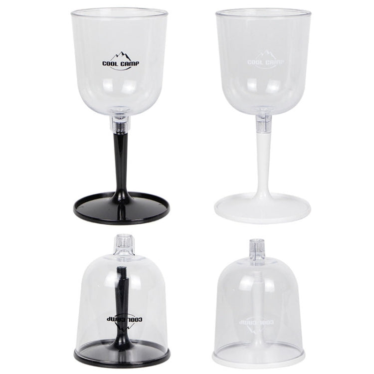 COOL CAMP CF-523 Removable Portable Outdoor Camping Wine Glass Shatterproof Resin Collapsible Champagne Cup