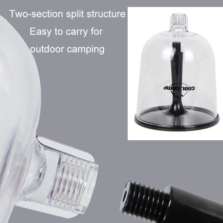 COOL CAMP CF-523 Removable Portable Outdoor Camping Wine Glass Shatterproof Resin Collapsible Champagne Cup
