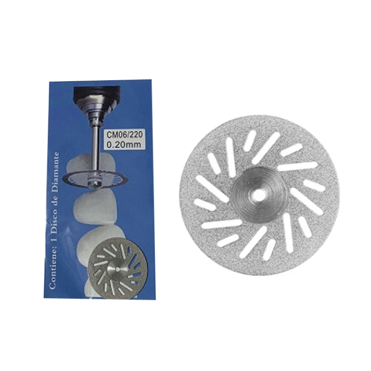 0.2mm Dental Lab Polishing Diamond Discs Dentist Rotary Cutting Tool