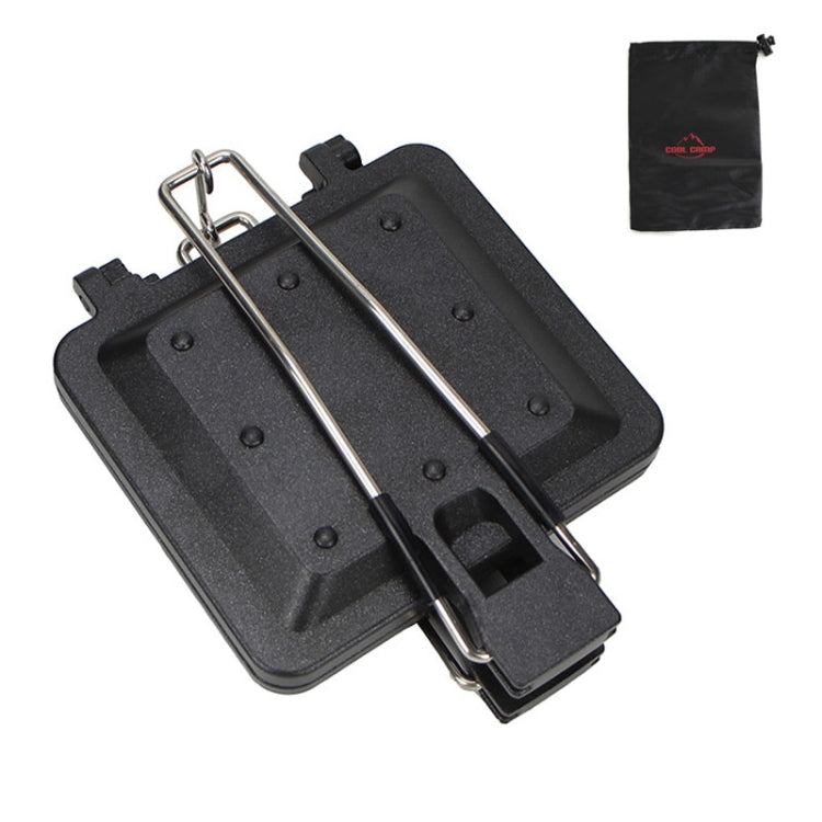 COOL CAMP CF-807 Outdoor Camping Folding Portable Sandwich Nonstick Grill Pan Toast Double Sided Skillet