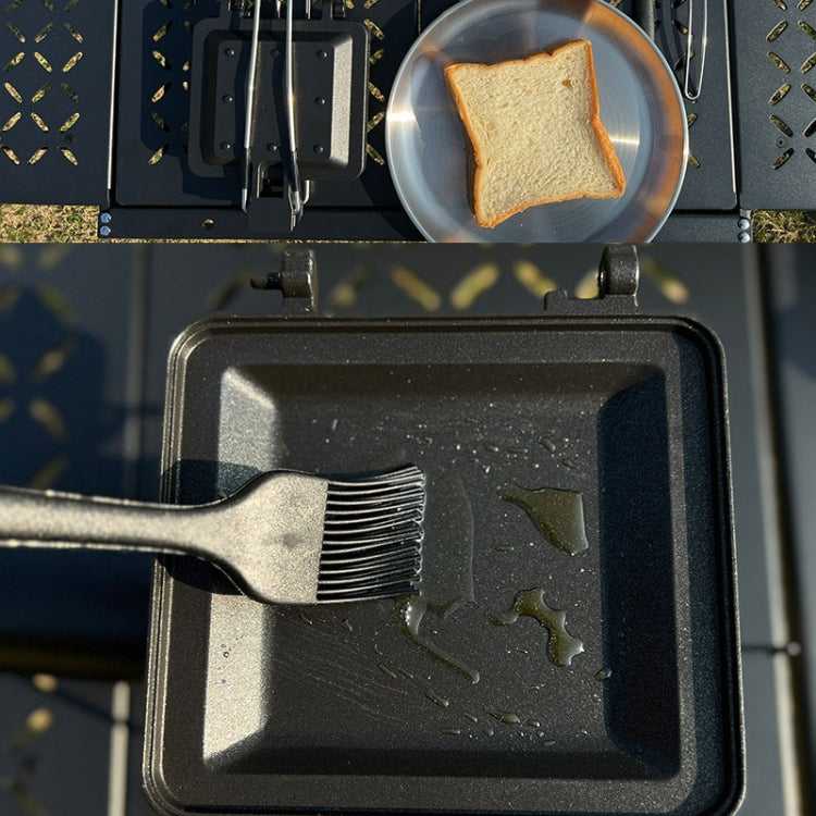 COOL CAMP CF-807 Outdoor Camping Folding Portable Sandwich Nonstick Grill Pan Toast Double Sided Skillet
