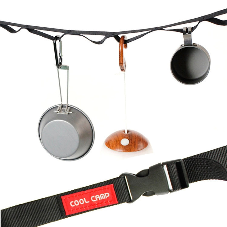 COOL CAMP CF-713 2m Outdoor Camping Multifunctional Lanyard Tent Canopy Hanger Straps Windproof Clothesline