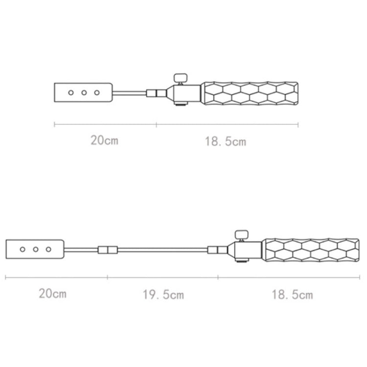 COOL CAMP CF-77773 Outdoor Camping Flamethrower Portable Wooden Handle BBQ Igniter