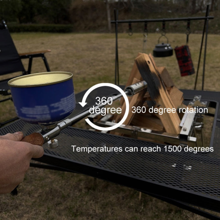 COOL CAMP CF-77773 Outdoor Camping Flamethrower Portable Wooden Handle BBQ Igniter