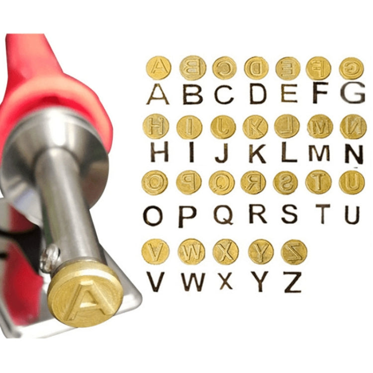 28 In 1 Wood Burning Solder Tips Uppercase Alphabet Chiseled Tips Blades Pyrography Tool