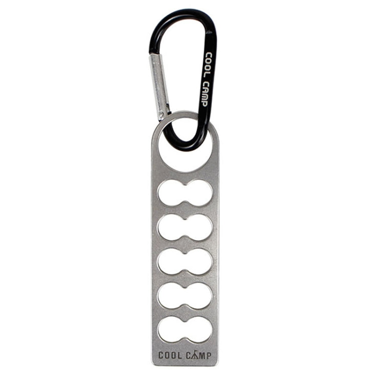 COOLCAMP CF-A207 Outdoor Camping Tent Peg Organizer Portable Stainless Steel Camping Peg Shelf