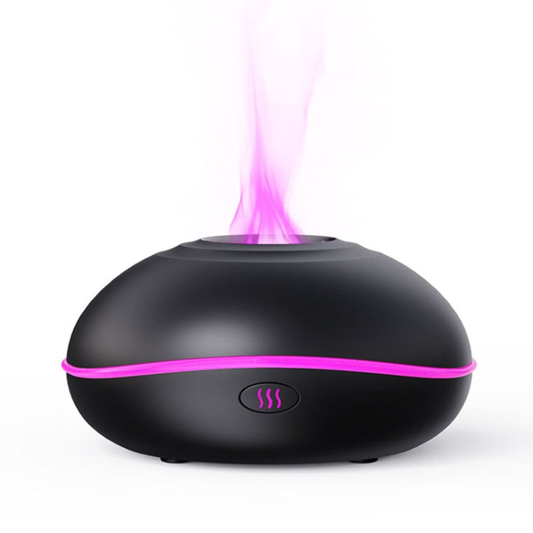 SD13 200ML Car USB Flame Aromatherapy Diffuser Home LED Night Light Silent Mist Humidifier