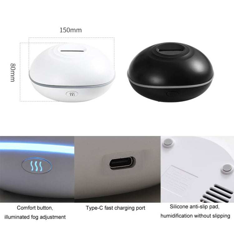 SD13 200ML Car USB Flame Aromatherapy Diffuser Home LED Night Light Silent Mist Humidifier